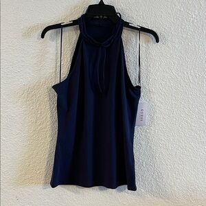 Guess Women's Dark Blue Halter Blouse